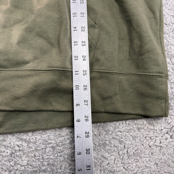 Cabelas Mens Green Hoodie Pullover Hooded Sweatshirt Size XL Bleach Stains - Picture 4 of 8